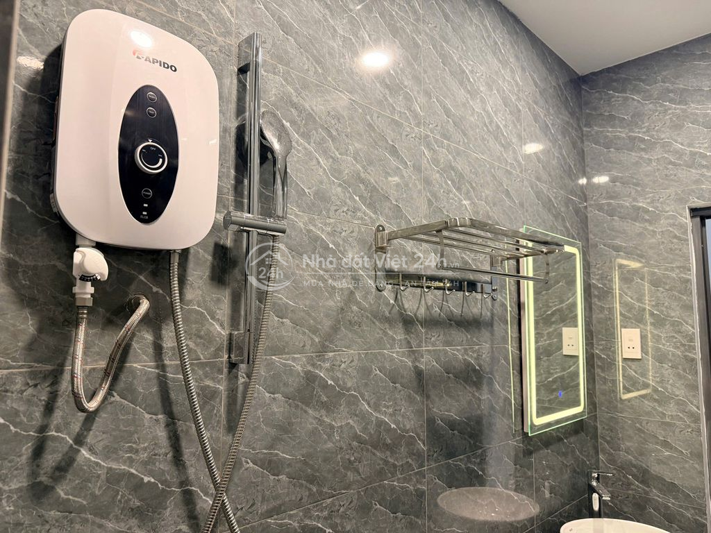 NHÀ 1 LẦU CHO THUÊ, FULL NỘI THẤT, AN NINH, ĐƯỜNG RỘNG 6M