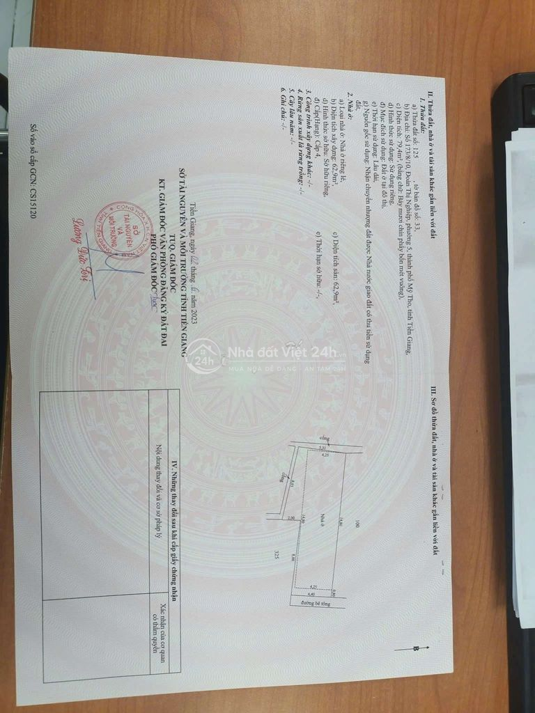 Bán Nhà P5-Tp.Mỹ Tho- Tiền Giang