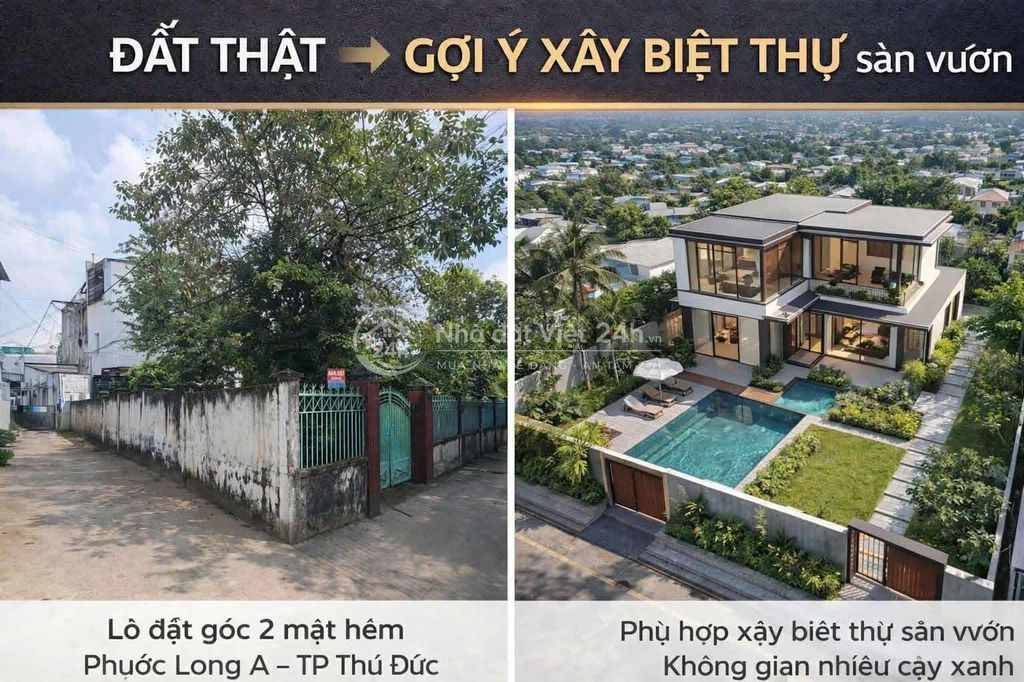 BÁN VILLA VƯỜN– KHUÔN VIÊN LỚN HỒ BÁ PHẤN, TP. THỦ ĐỨC