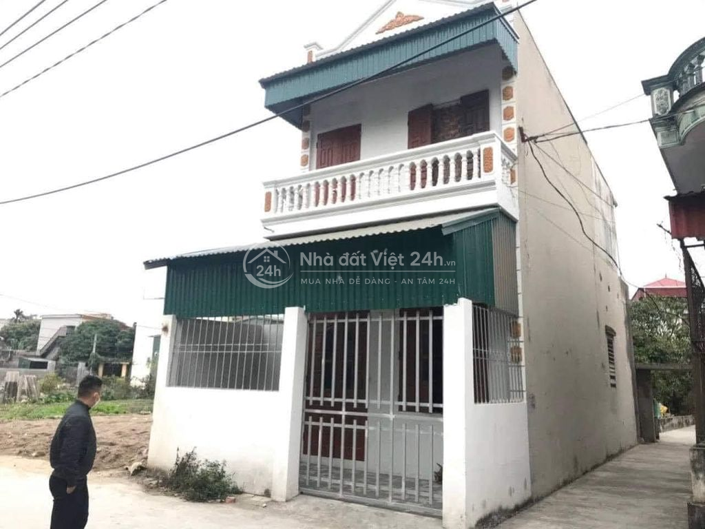 bán đất trên đất có nhà 2 tầng tại ngõ KDC Nguyễn Xá cạnh