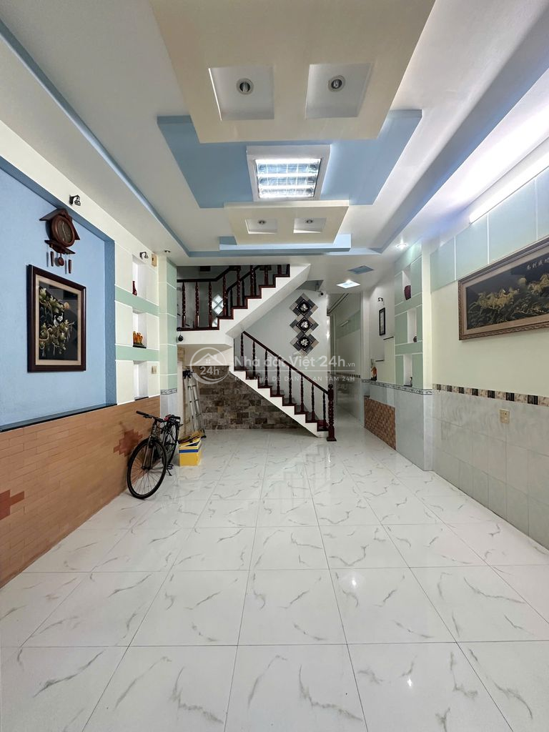 Nhà trệt lầu 3PN Có Nội Thất KDC 91B chỉ 9,5 triệu