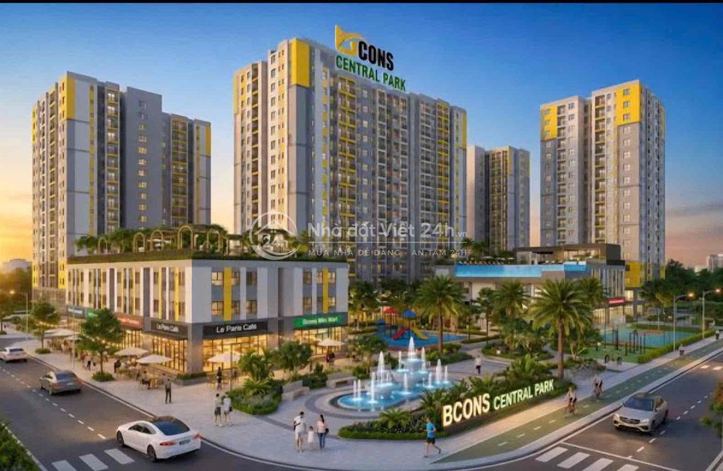 Chung cư Bcons Biên Hoà, chỉ 5% ~ 110 triệu là có thể sở hữu