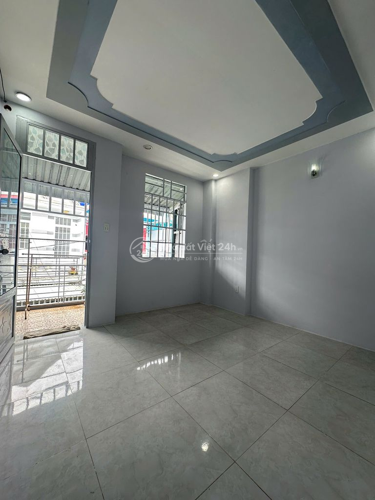 Nhà Mới, Diện tích lớn 62m đất, hẻm xe hơi, 2 tầng, đường QL50