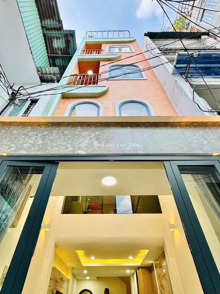 Nhà mới ở ngay Nguyễn Chí Thanh, 36m2, 4 tầng đúc, 3PN ,gần BV Chợ Rẫy