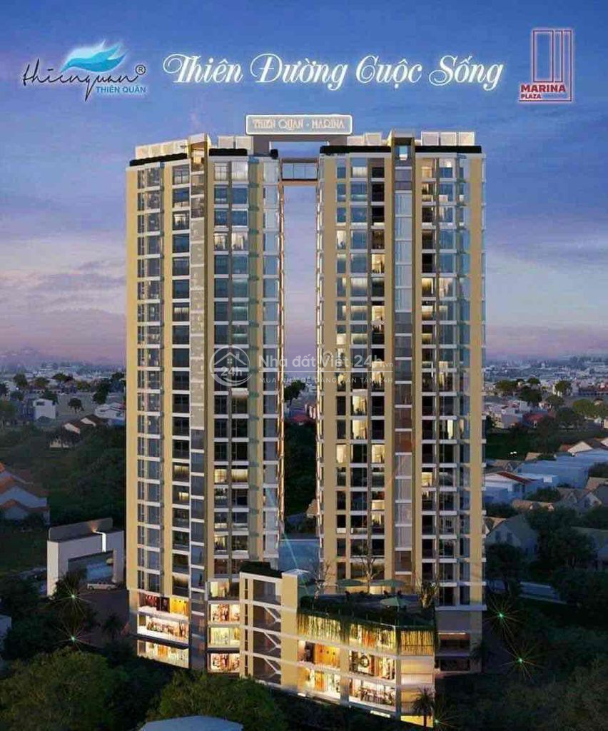 Căn hộ 2 phòng ngủ Chung Cư Thiên Quân Marina Plaza - Ngang ĐH Y Dược