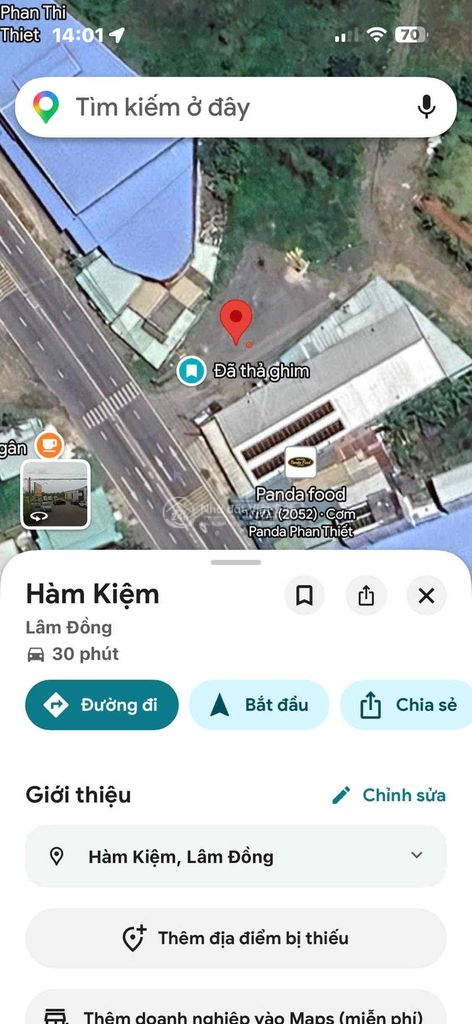 BÁN GẤP LÔ ĐẤT MẶT TIỀN ĐƯỜNG DẪN CAO TỐC PHAN THIẾT + VƯỜN THANH LON