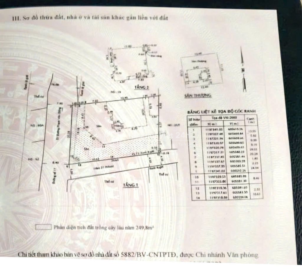 BÁN GẤP LÔ GÓC BIỆT THỰ 583M² ĐƯỜNG 17 HBC. NGANG 20M. 120 TR / M2.