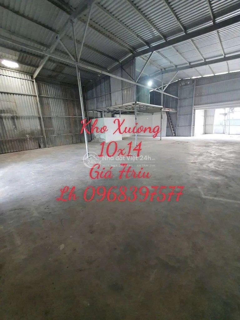 Kho Nhà Chính Chủ 10x14 1 gác 1pn 1wc