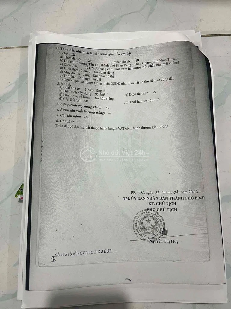 🏡 CHÍNH CHỦ BÁN NHÀ HẺM NGÔ GIA TỰ – GẦN CHỢ PHAN RANG