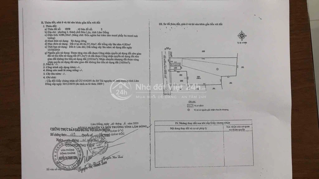 Bán Nhà Đất tại Bảo Lộc, Lâm Đồng