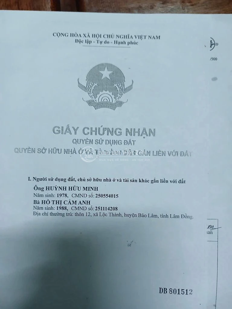 BÁN ĐẤT NỀN LỘC NAM ĐƯỜNG LIÊN THÔN 1-10
