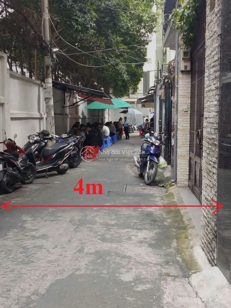 HXH thông 4m. 174m2. 6x15m. Chung vách Etown
