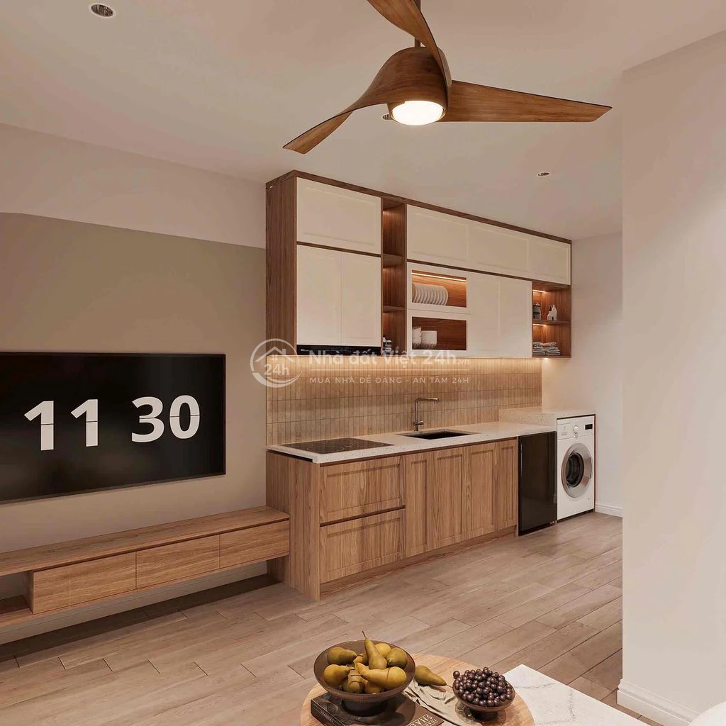 2 ngủ 1 khách mặt đường Kim Đồng ô tô đỗ cửa - full đồ - mới tinh