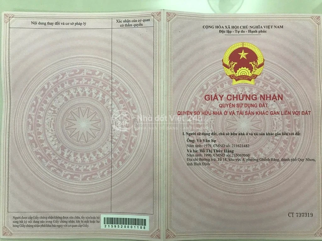Bán nhà mặt tiền khu Ghềnh Ráng Quy Nhơn