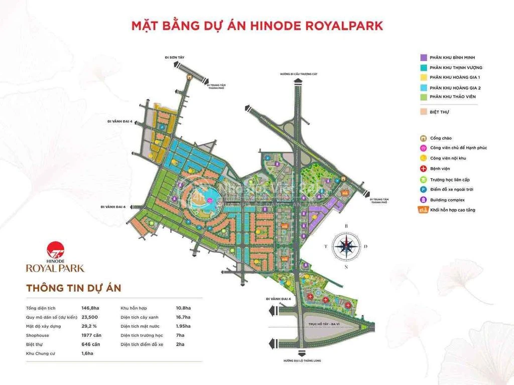 cần bán liền kề Đông dương khu đô thị Hinode Royal Park