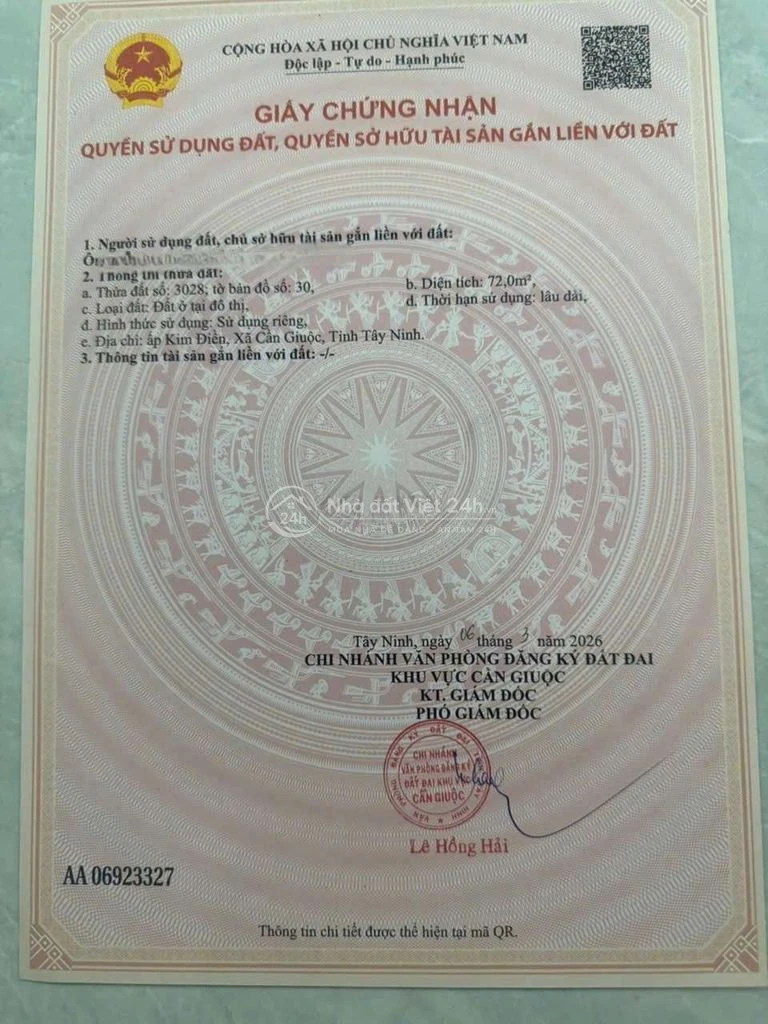 bán nhà Tân Kim Long An sổ hồng riêng