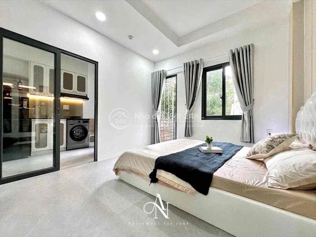 Khai trương phòng 45m2 full nội thất tách bếp gần Hutech