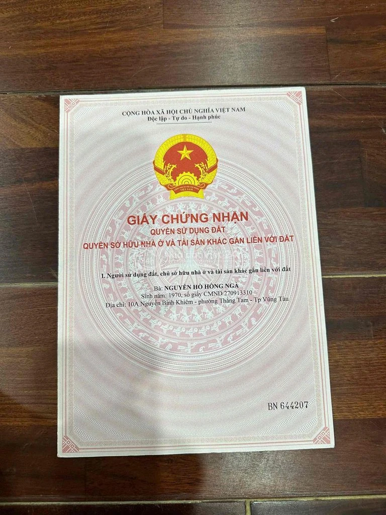 bán đất p12 vũng tàu cũ