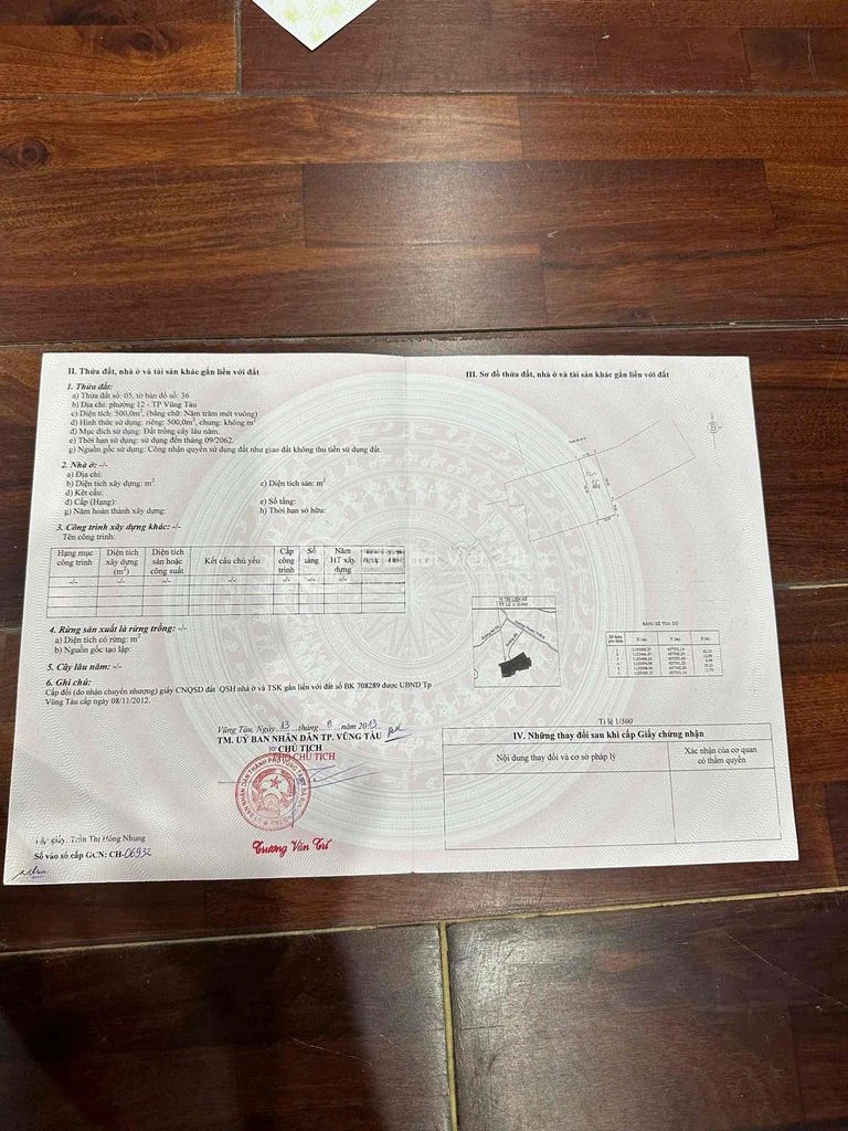 bán đất p12 vũng tàu cũ