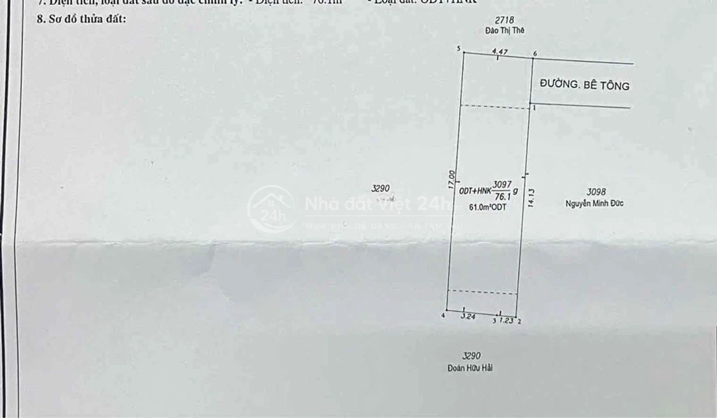 KẾ TRẦN HƯNG ĐẠO - 2 TẦNG - 76m2 - HẺM 4m- 3,1 tỷ
