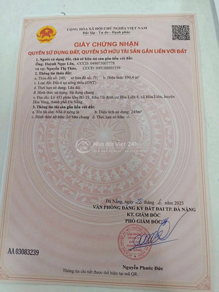 chính chủ cần bán nhà ngay chợ Quan Nam