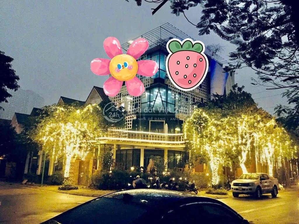 CHO THUÊ BIỆT THỰ LINH ĐÀM. HOÀNG LIỆT. LÔ GÓC. S:200m.4T. giá 100 tr