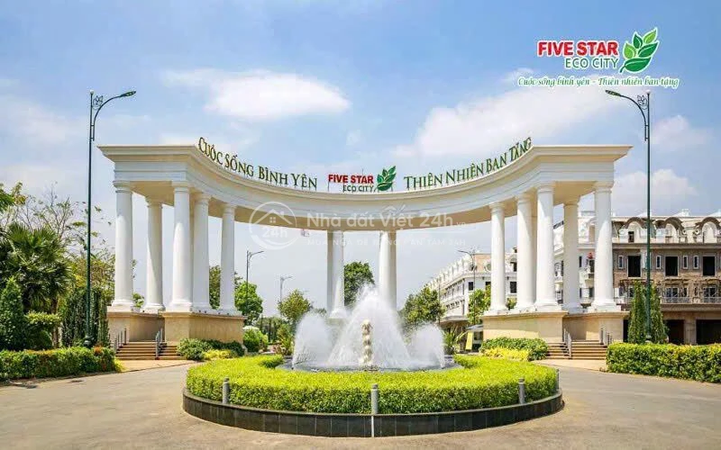 CHO THUÊ NHÀ KHU ĐÔ THỊ FIVE STAR ECO CITY, CÁCH CHỢ BÌNH CHÁNH 2KM