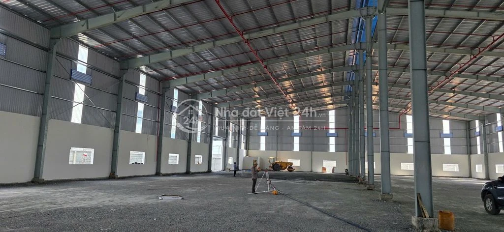 Cho thuê nhà xưởng 3.200m² CCN Hải Sơn, Đức Hòa – Giá 3,5 USD/m²