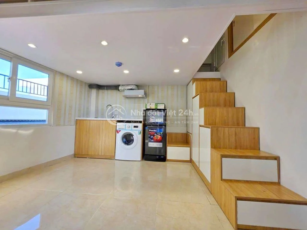 Khai trương CCMN 27m2 có gác xép full đồ, máy giặt riêng tại Lĩnh Nam