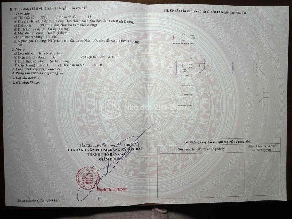 BÁN NHÀ NGHỈ + KIOT MẶT TIỀN MỸ PHƯỚC – TÂN VẠN  THỚI HOÀ