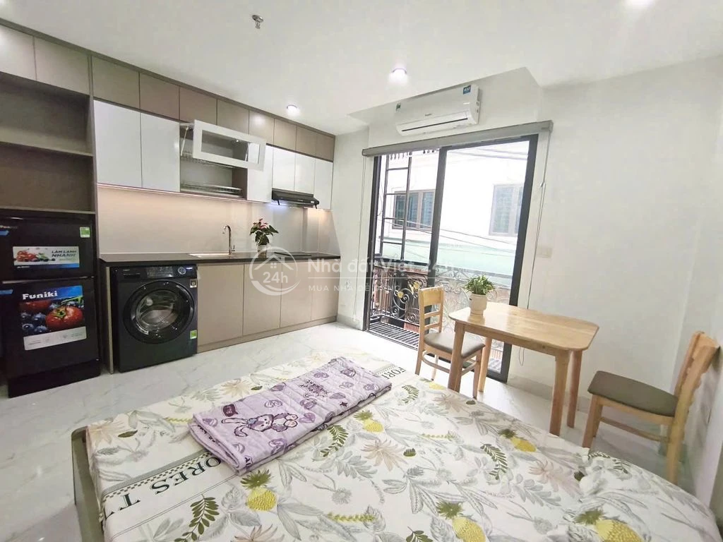 CHO THUÊ CĂN HỘ STUDIO FULL NỘI THẤT NGAY NGÕ 43 TRUNG KÍNH - CG