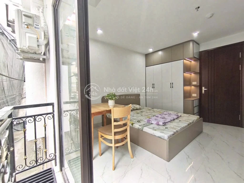 CHO THUÊ CĂN HỘ STUDIO FULL NỘI THẤT NGAY NGÕ 43 TRUNG KÍNH - CG