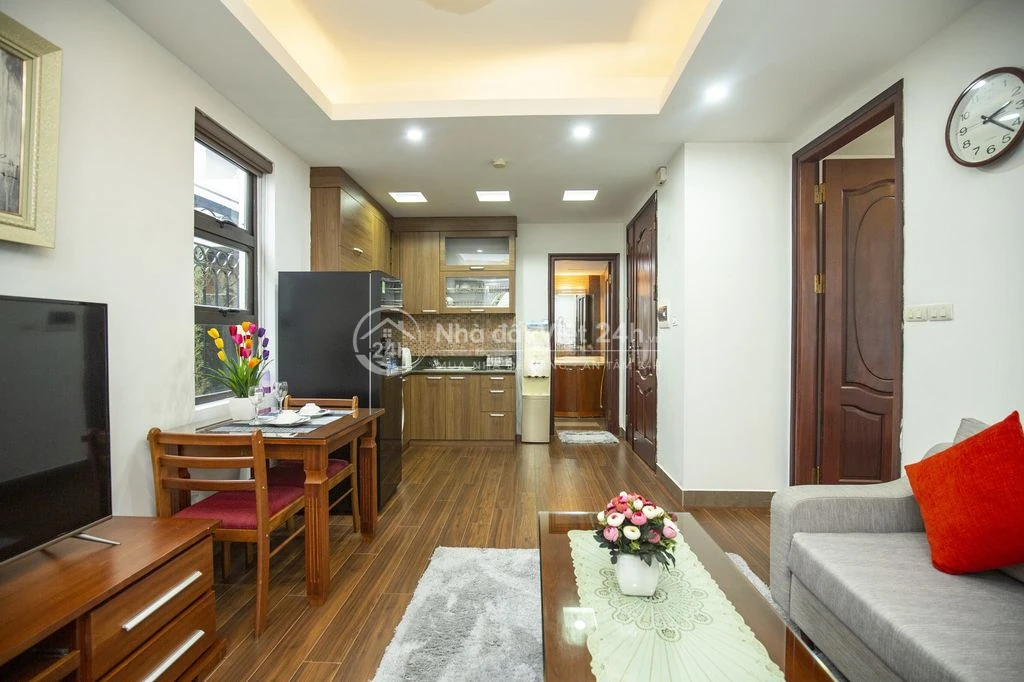 Cho thuê căn hộ dịch vụ 1PN Đào Tấn, Ba Đình full nội thất mới