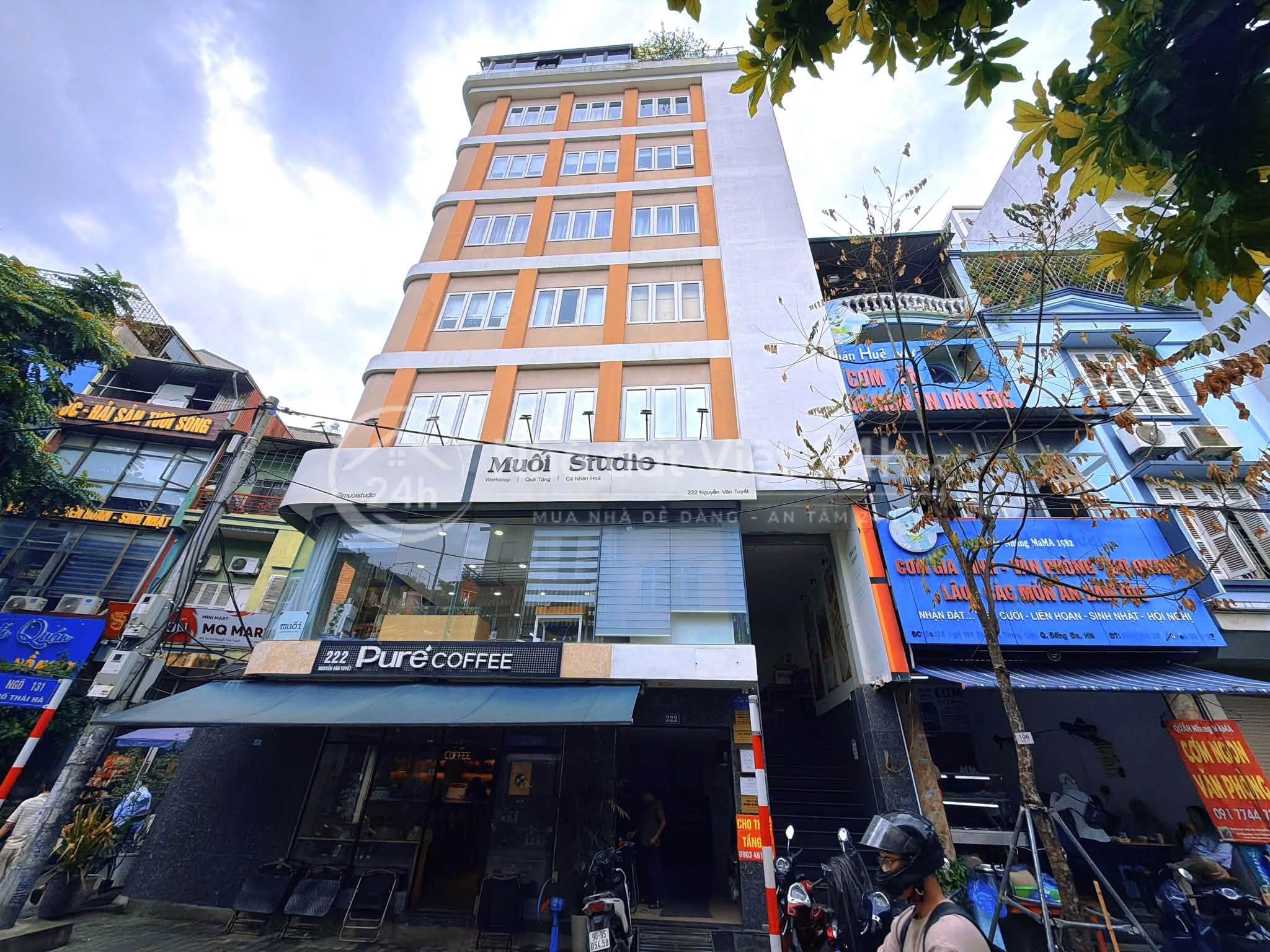 Bán nhà 9 Tầng mặt phố Nguyễn Văn Tuyết giá 72 Tỷ
